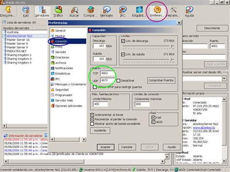 configuración emule|configurar emule correctamente.
